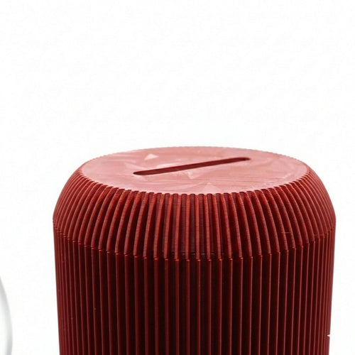 piggy bank red top